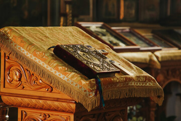 Christian church. Church wedding. The sacrament of the church. Religion 