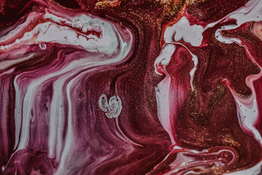 Beautiful oily painting with mixed colors - perfect for background or wallpaper