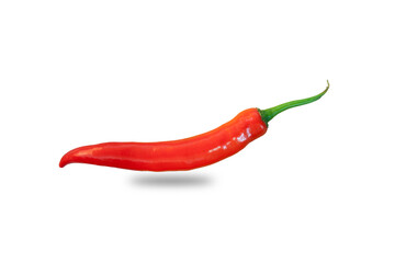 red hot chili pepper isolated on a white background (with clipping path)