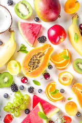  Assorted fruits and berries