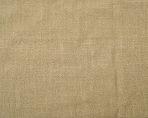 Naklejka na ściany i meble Natural linen fabric background