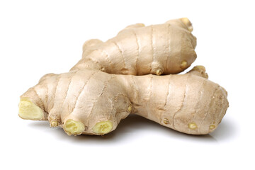 ginger root isolated on white