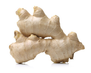 ginger root isolated on white background