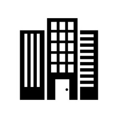 Pantoon building vector solid icon style illustration. EPS 10 