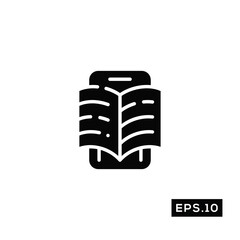 Online School Icon Vector. Education Symbol Vector