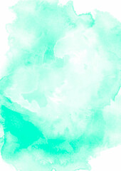 Watercolor Background - green - 4