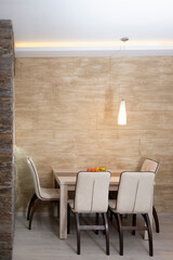 Kitchen with modern furniture