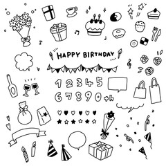 手描き　誕生日セット