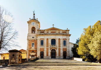 Obraz premium Alatri basilica of Saint Paul exterior