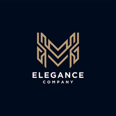 Letter m Logo, Letter M element, logo icon design template. Unique modern creative trendy business brand.