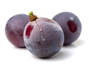grape on white background 