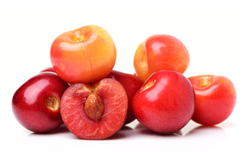 Cherry isolated on white background