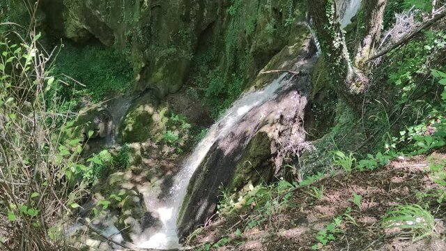 Bachkovo waterfalls cascade in Rhodopes Mountain, Plovdiv region, Bulgaria