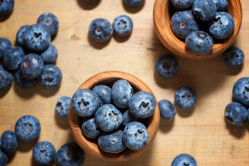 Blueberries close up