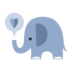Blauer Elefant