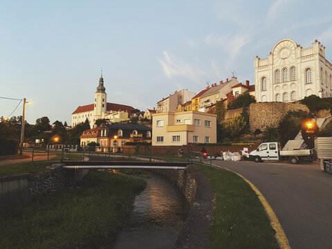 Old synagogue in historical part
