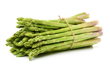 Asparagus on a white background