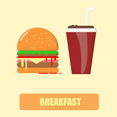 hamburger, Drinking glass, fast food icons