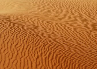 background of orange sand wave in Sakhara desert landscape