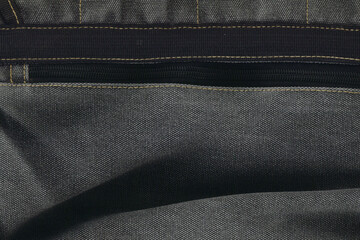 close up of zipper