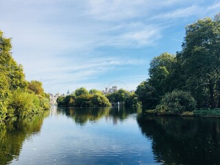 Fototapeta na wymiar ロンドンの池