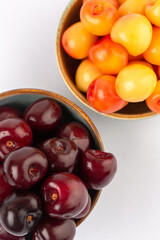 Black and white sweet cherry 