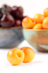 Black and white sweet cherry 