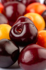 Black and white sweet cherry 