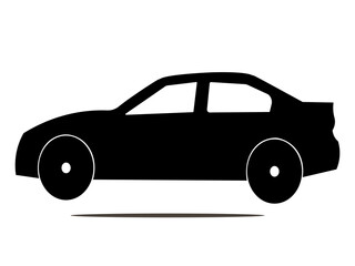 Car logo.  Graphic car vector. Car isolated on white