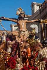 Fototapeta premium Cristo de la hermandad de la exaltación, semana santa de Sevilla