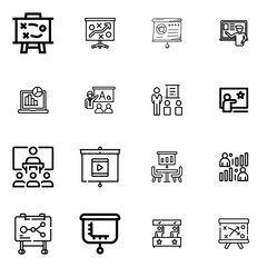 아이콘 프리젠 테이션 세트