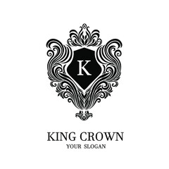 Oriental vector damask for greeting cards and wedding invitations and for template silhouettes .