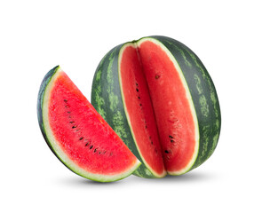 watermelon on white background