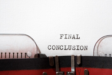 Final conclusion text