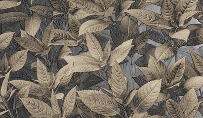Cream foliage texture. Abstract background. Fashion concept. cosmetic cream texture.