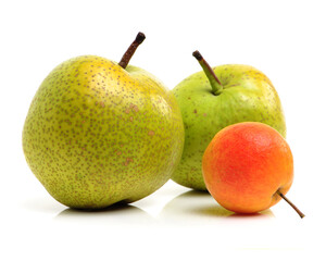 nanguo pear on white background
