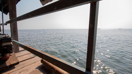 pier in the sea