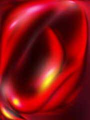 Abstract red blurry motion background. Red greeting card design