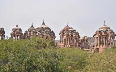 Obraz premium Panch Kunda Cenotaphs of Jodhpur,rajasthan,india