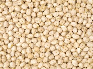 Dry organic chickpeas background