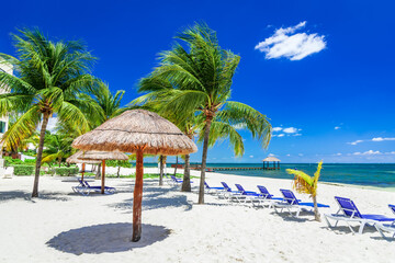 Yucatan Peninsula in Mexico - Cancun, Carribean Sea