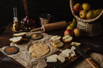 Apple / pear pie crunchy cupcakes with cinnamon