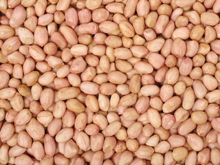 red peanuts on the Peanuts background 