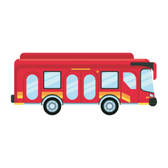 Fototapeta na wymiar bus vehicle city transport icon