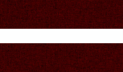 Grunge Latvia flag. Latvia flag with waving grunge texture.