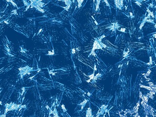 Blue Old grunge dirty paint stone texture background. Digital art illustration