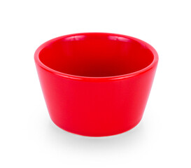 empty bowl isolated on white background