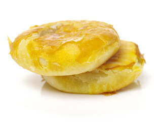 Sweetheart cake wife cake Hong Kong on white background