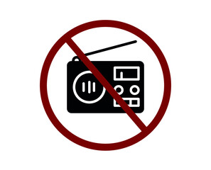 no radio sign