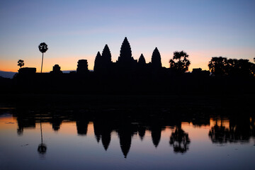Fototapeta na wymiar Angkor Wat temple at sunrise, Siem Reap, Cambodia